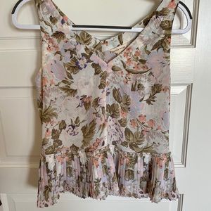 rebecca taylor floral print blouse